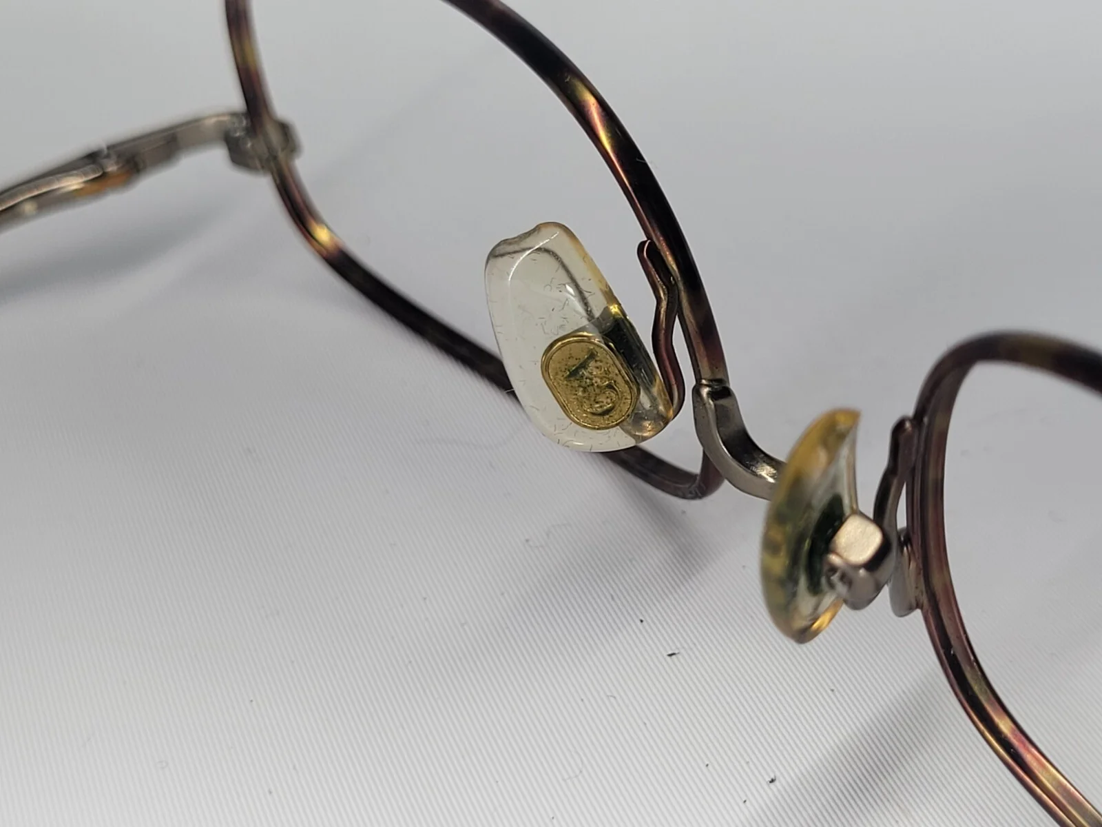 Giorgio Armani Titanio Vintage Eyeglasses Frame 290-T 51-20-135 Titanium Italy 4