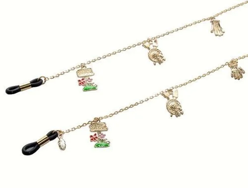 Giorgio Fedon Eyeglass Chain with Charms 27.5
