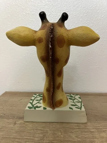 Giraffe Resin Eye Glass Holder. With Coffee Saying. 3