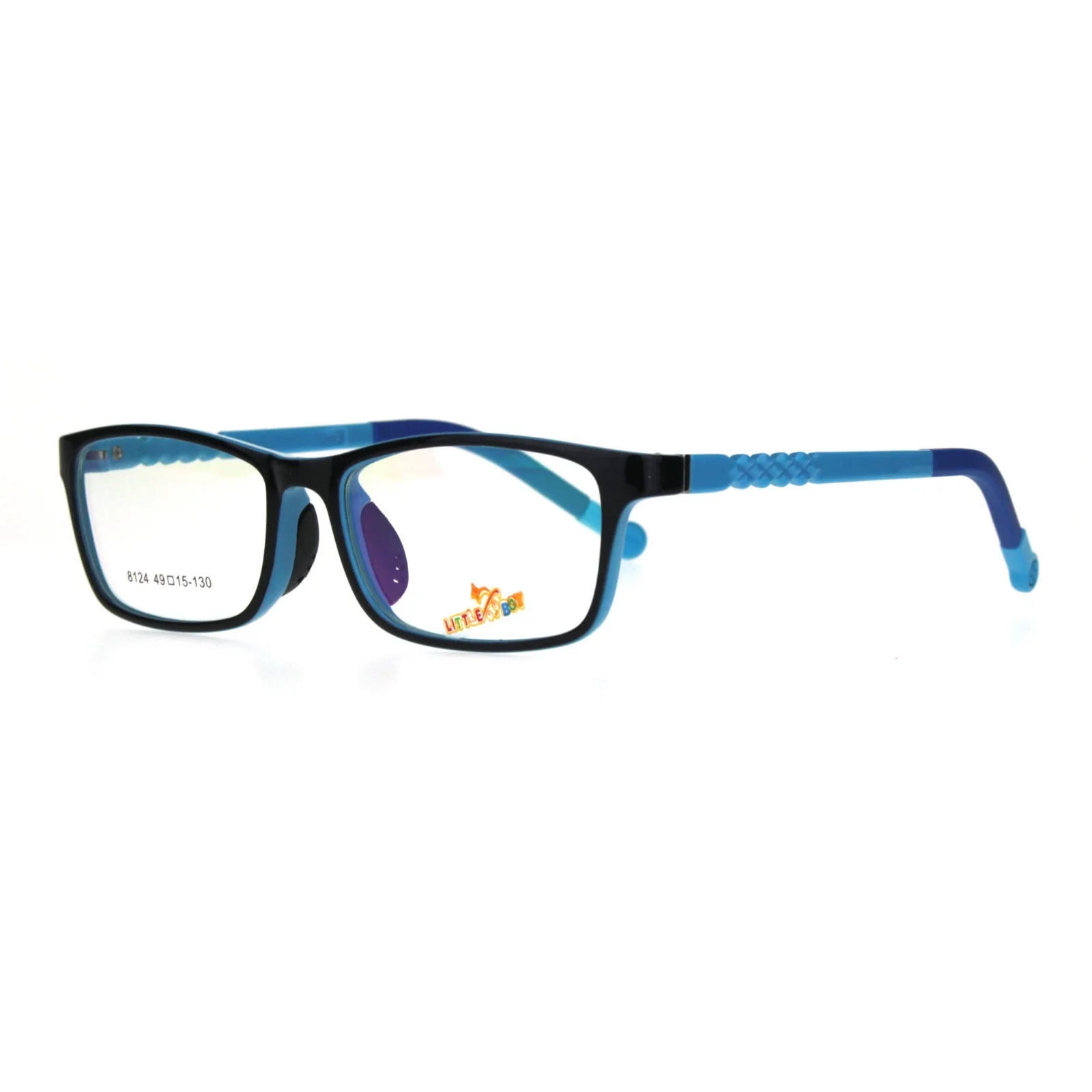 Girls Indestructible Soft Plastic Optical Quality Rectangular Eyeglasses Frame 2