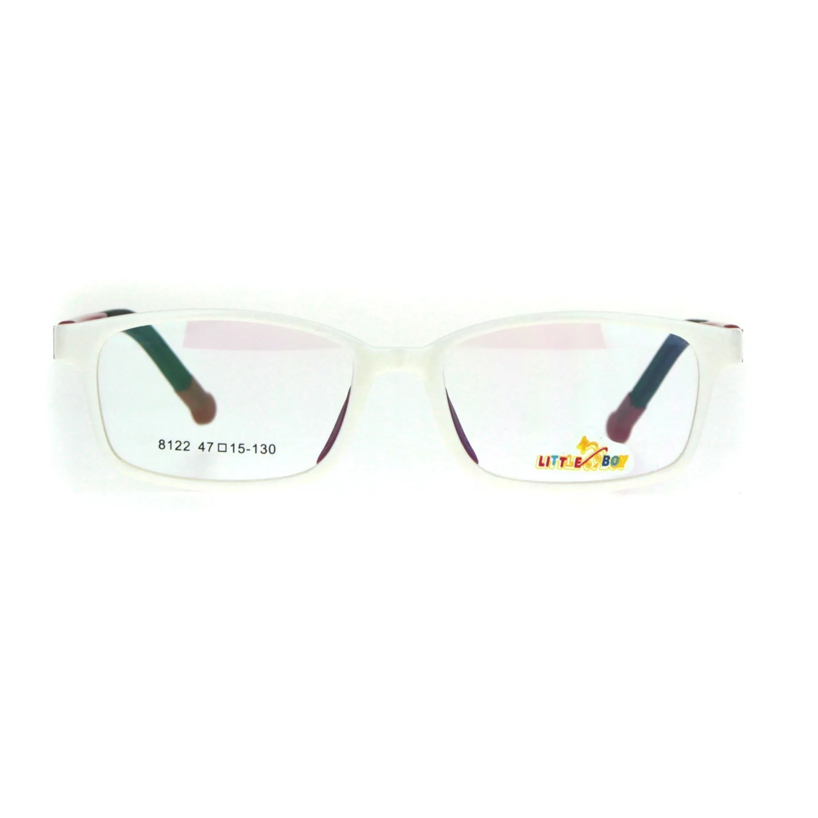 Girls Kid Size Indestructible Plastic Optical Quality Rectangle Eyeglasses Frame 3