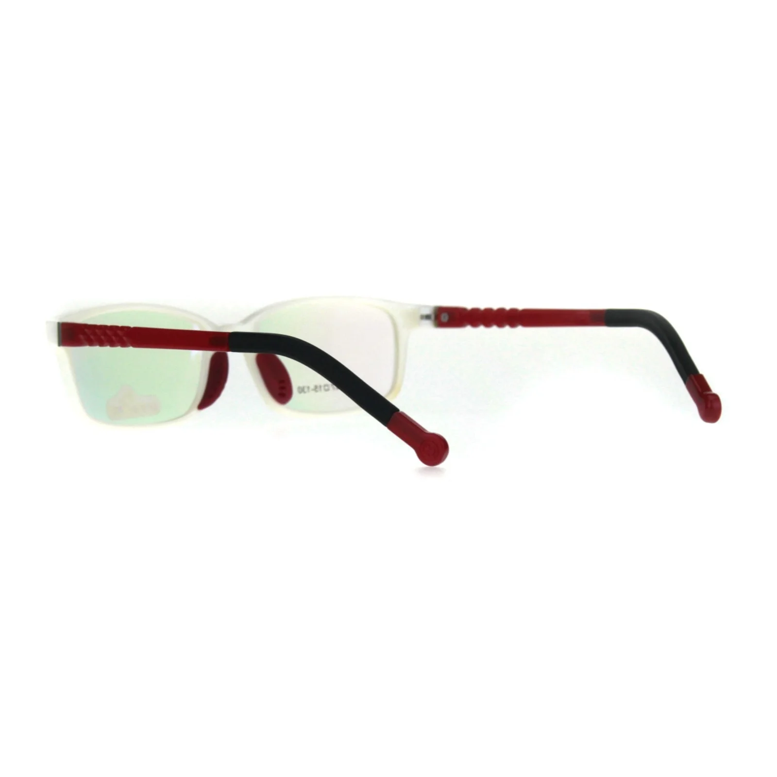 Girls Kid Size Indestructible Plastic Optical Quality Rectangle Eyeglasses Frame 4