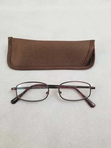 Glasses 2.50 Reader PL1014 Nashville BRN 50 16-135 With Case Fast Ship