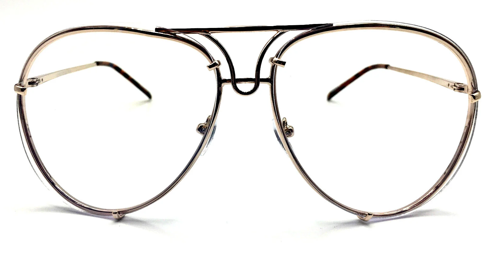 GLASSES Aviator Super Poshe Twirl Metal Design Frames Women EyeGlasses SHADZ 4