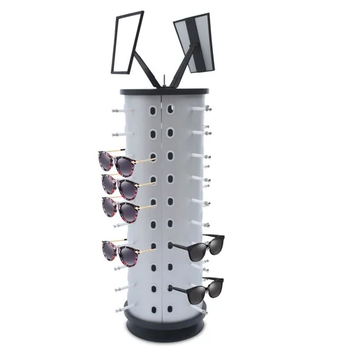 Glasses Frame Sunglasses Display Rack Eyeglass Stand 360°Rotating Display 40Pair 3