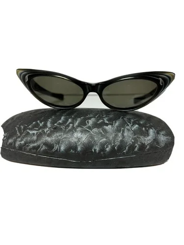 Glasses Frames Unbranded Cat Eye Mother of Pearl Like Finish Black & Gray Paris