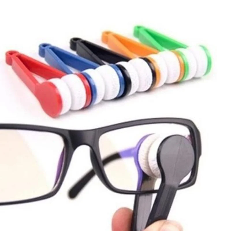 Glasses Lens Microfibre Cleaner Spectacles Eyeglasses Cleaning Tool Random Color