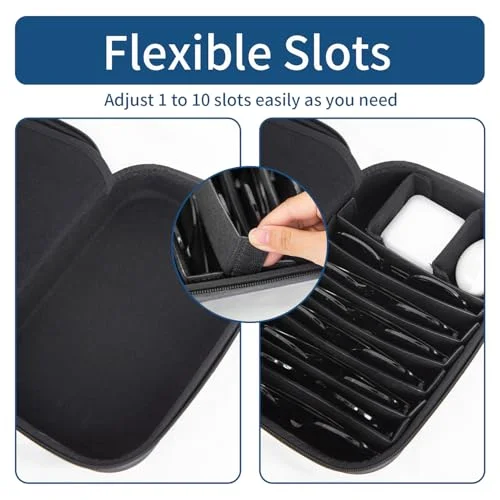 Glasses Oversized Box Sunglasses Protector Travel Hard Clamshell Eyeglass Case 2