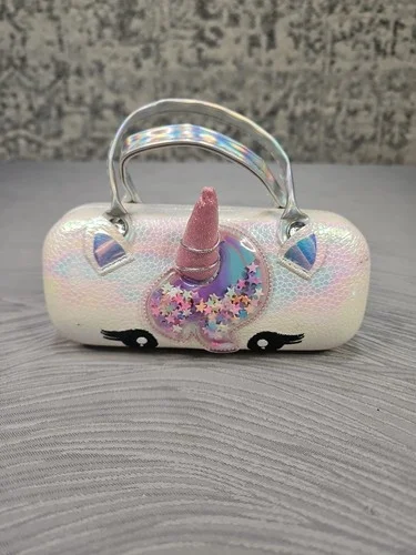 Glitter Unicorn Sunglasses/ Eyeglass Case 1
