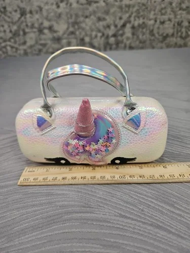 Glitter Unicorn Sunglasses/ Eyeglass Case 3