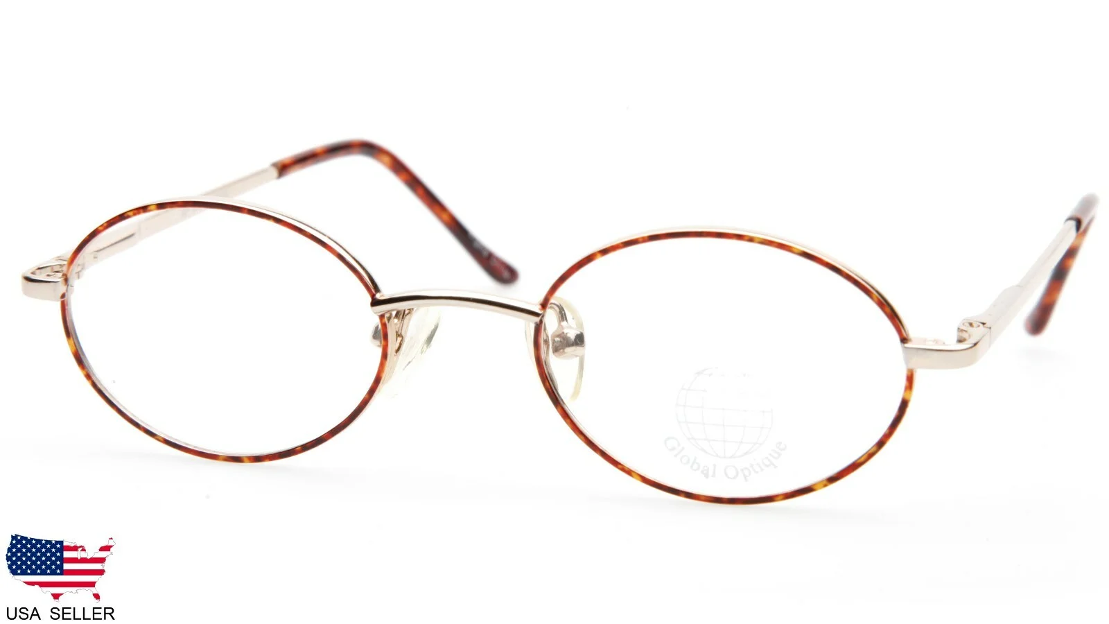 Global Optique KP 500 GLOBAL GOLD D. AMBER EYEGLASSES 42-20-125 (DISPLAY MODEL)