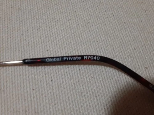 Global Optique Private Collection R7040 Gold Eyeglasses. 50-20-140 3