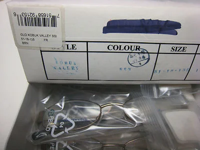 GLOBAL RELEAF EYEGLASS FRAMES Style KOBUK VALLEY BROWN 51-18-135 W/GLOBAL Case 4