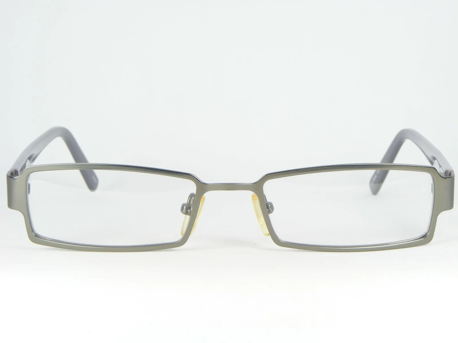 Global USA 43 TF46 M.L.GUN GUNMETAL EYEGLASSES GLASSES METAL FRAME 50-19-140mm 2