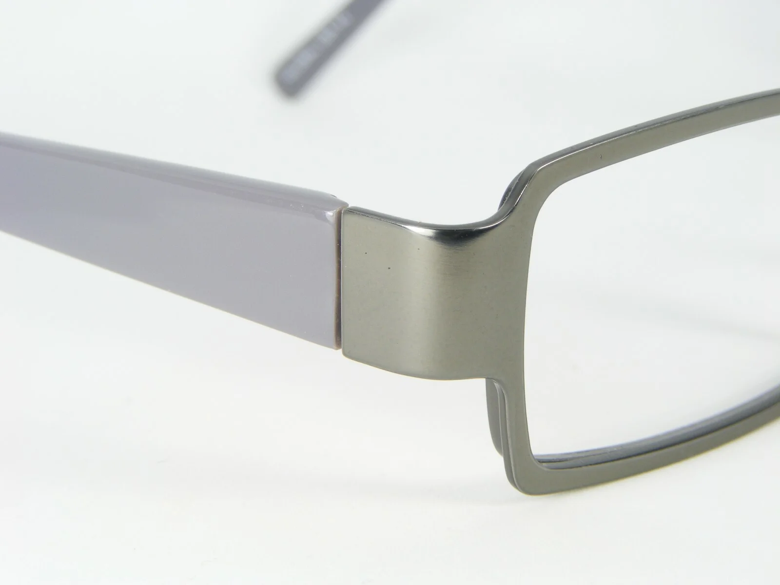 Global USA 43 TF46 M.L.GUN GUNMETAL EYEGLASSES GLASSES METAL FRAME 50-19-140mm 4