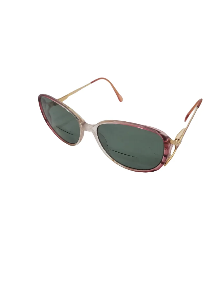 Gloria Vanderbilt 746 Eyeglass Frames Zyloware Pink & Gold, Rainbow Sparkle Arms