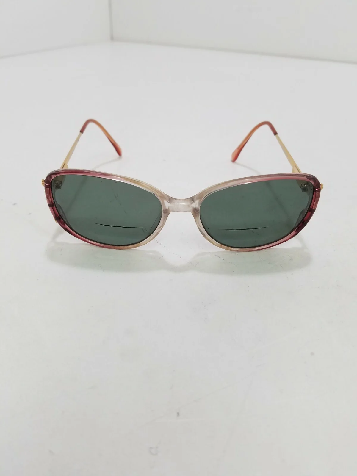 Gloria Vanderbilt 746 Eyeglass Frames Zyloware Pink & Gold, Rainbow Sparkle Arms 2