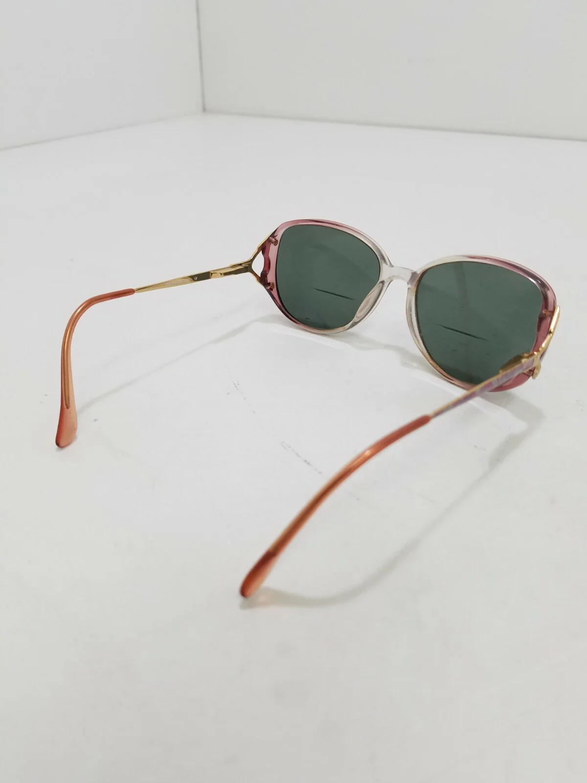 Gloria Vanderbilt 746 Eyeglass Frames Zyloware Pink & Gold, Rainbow Sparkle Arms 4