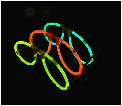 Glow Glasses - Bendable Glow Eyeglasses Party Glasses for Kids with 2