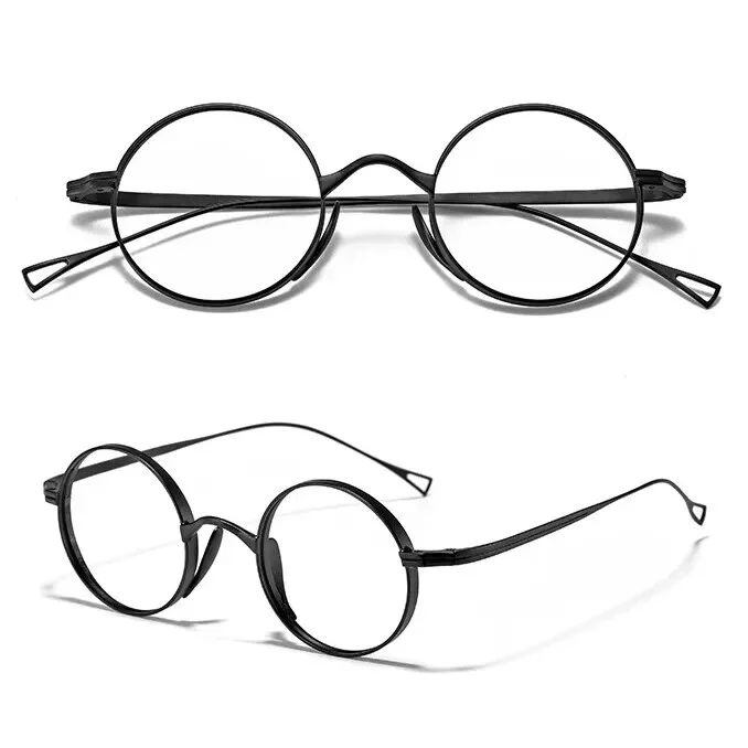 GOLD and WOOD Chelsea 02.03 Gold Brown Unisex Round Eyeglasses 48-20-145 B:42 2