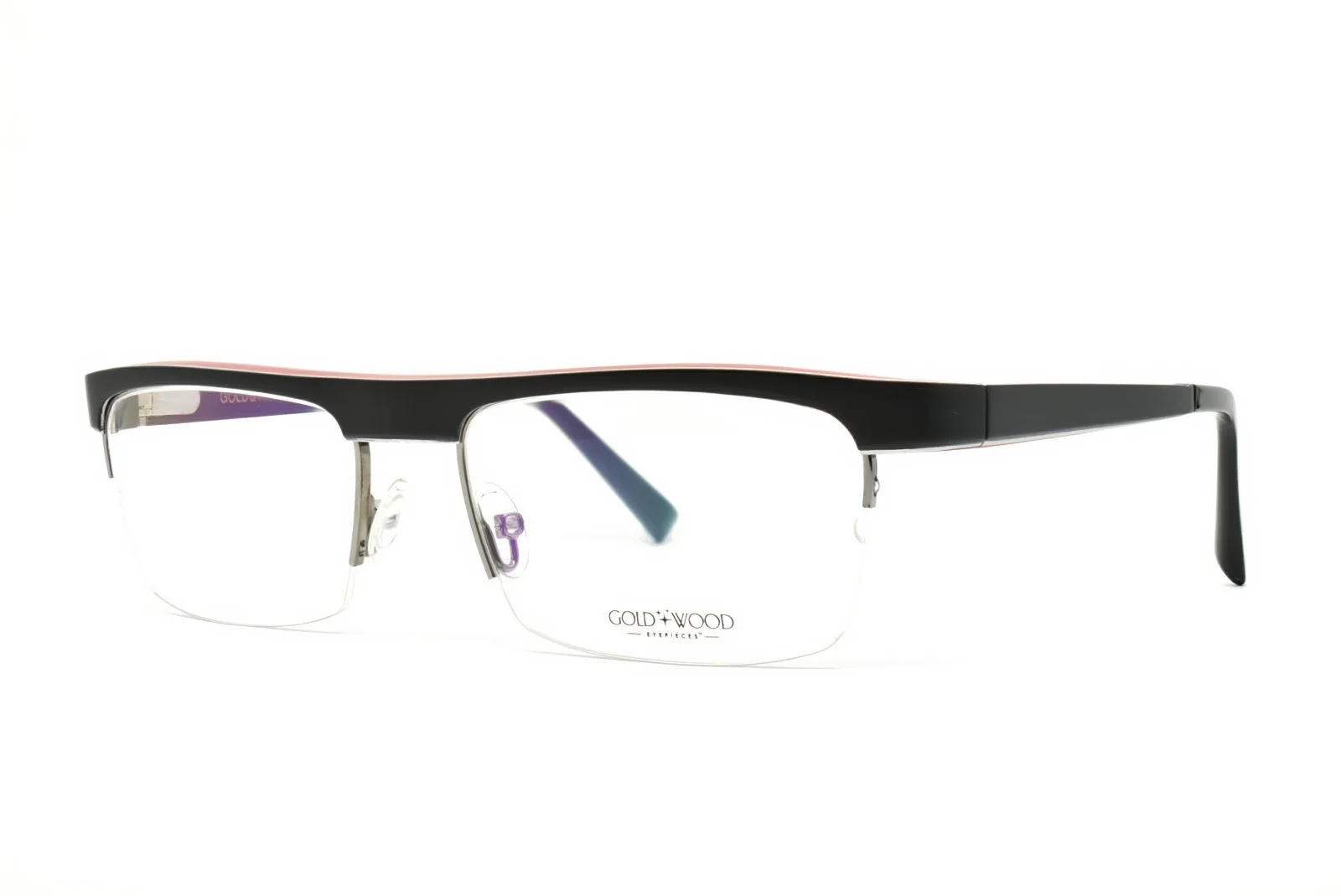 Gold and Wood DELTA 01 Eyeglasses 53-18-130 Brand New Authentic - retail $900