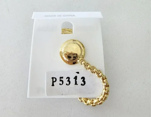 Gold Giraffe Magnetic Eyeglass Holder Brooch Pin Large 2