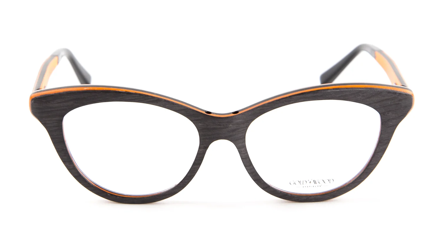 Gold & Wood Epi Cateye Eyeglass Frames 51mm $789 NEW 4