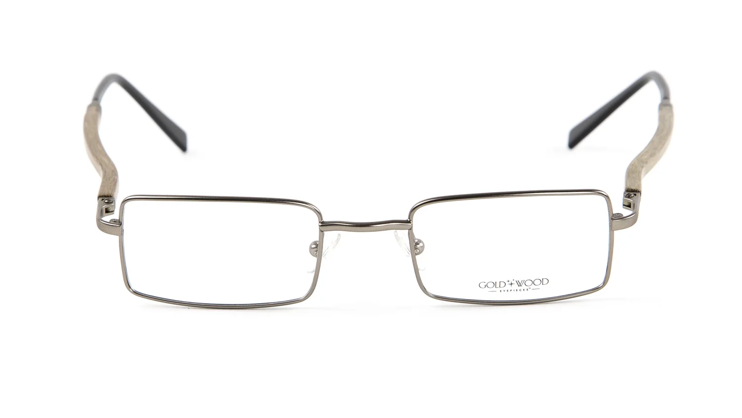 Gold & Wood Monturesd Rectangular Eyeglass Frames 47mm $789 NEW 4