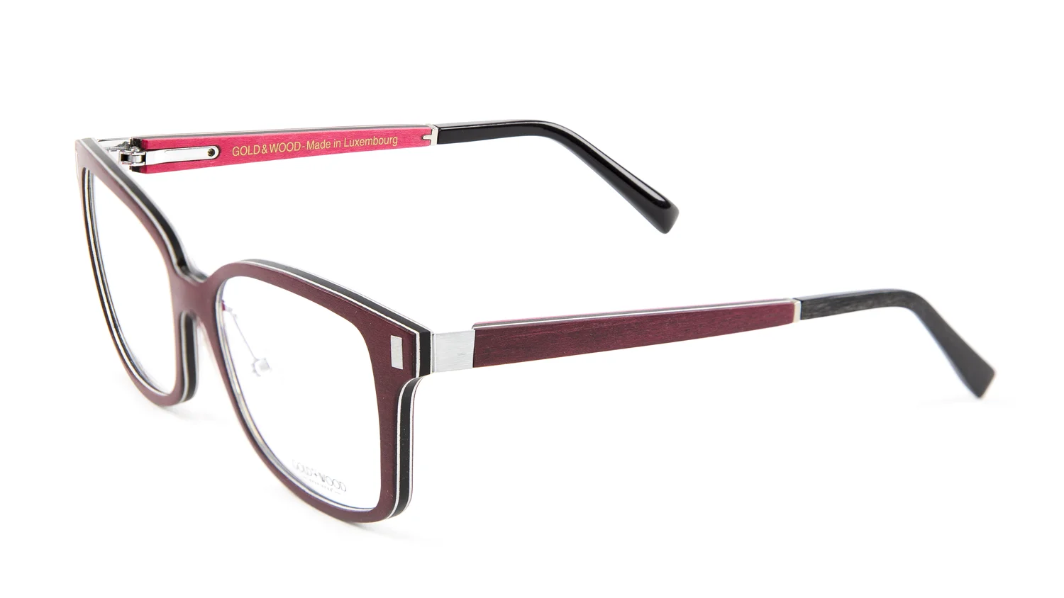 Gold & Wood Orion 07 Square Eyeglass Frames 53mm $789 NEW 2