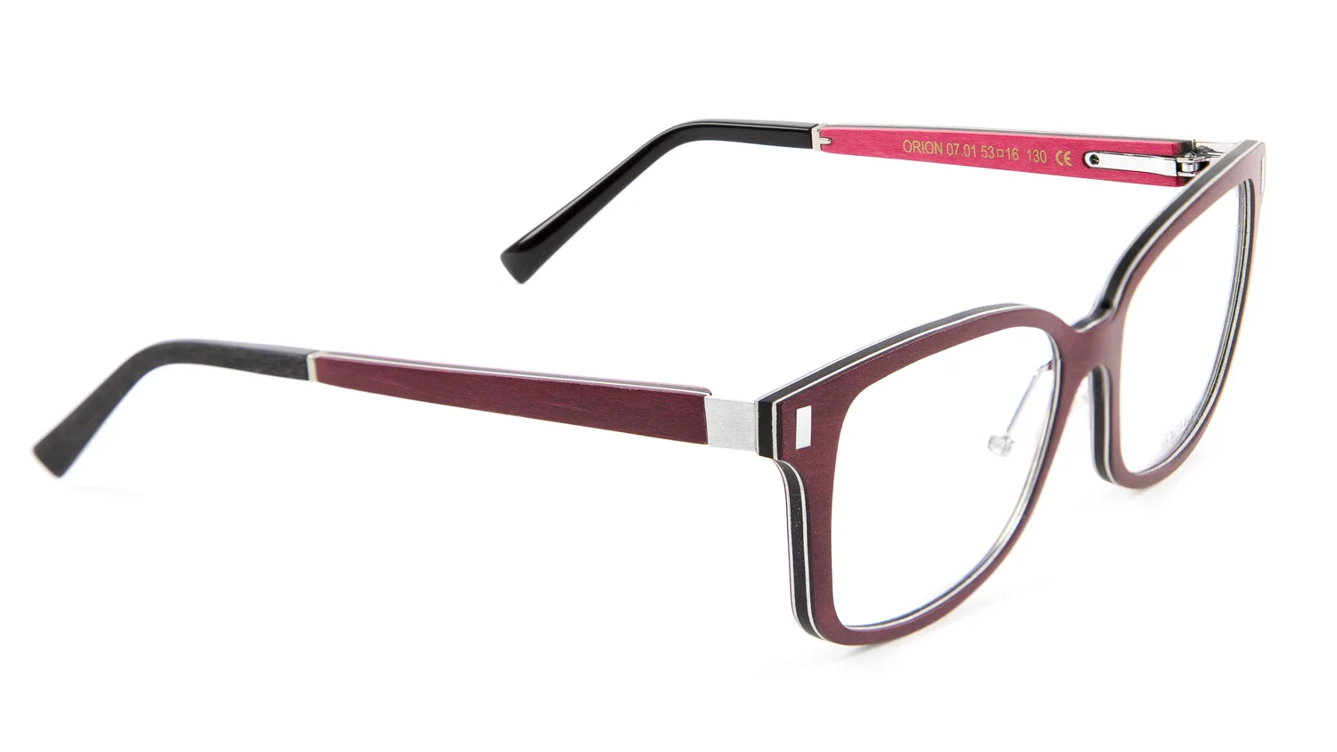 Gold & Wood Orion 07 Square Eyeglass Frames 53mm $789 NEW 3