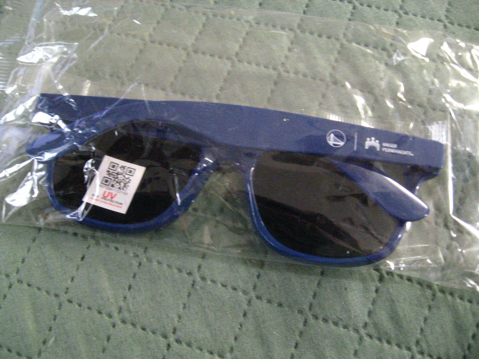 Golden State Warriors Kaiser NEW Sunglasses - Blue Wayfarer Basketball Glasses 2
