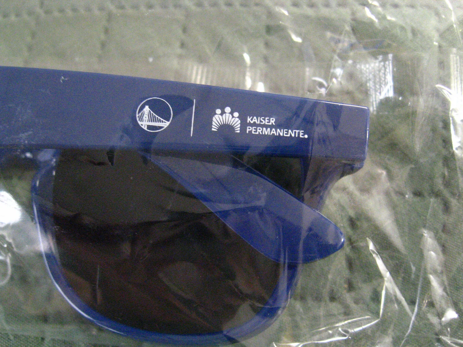 Golden State Warriors Kaiser NEW Sunglasses - Blue Wayfarer Basketball Glasses 3
