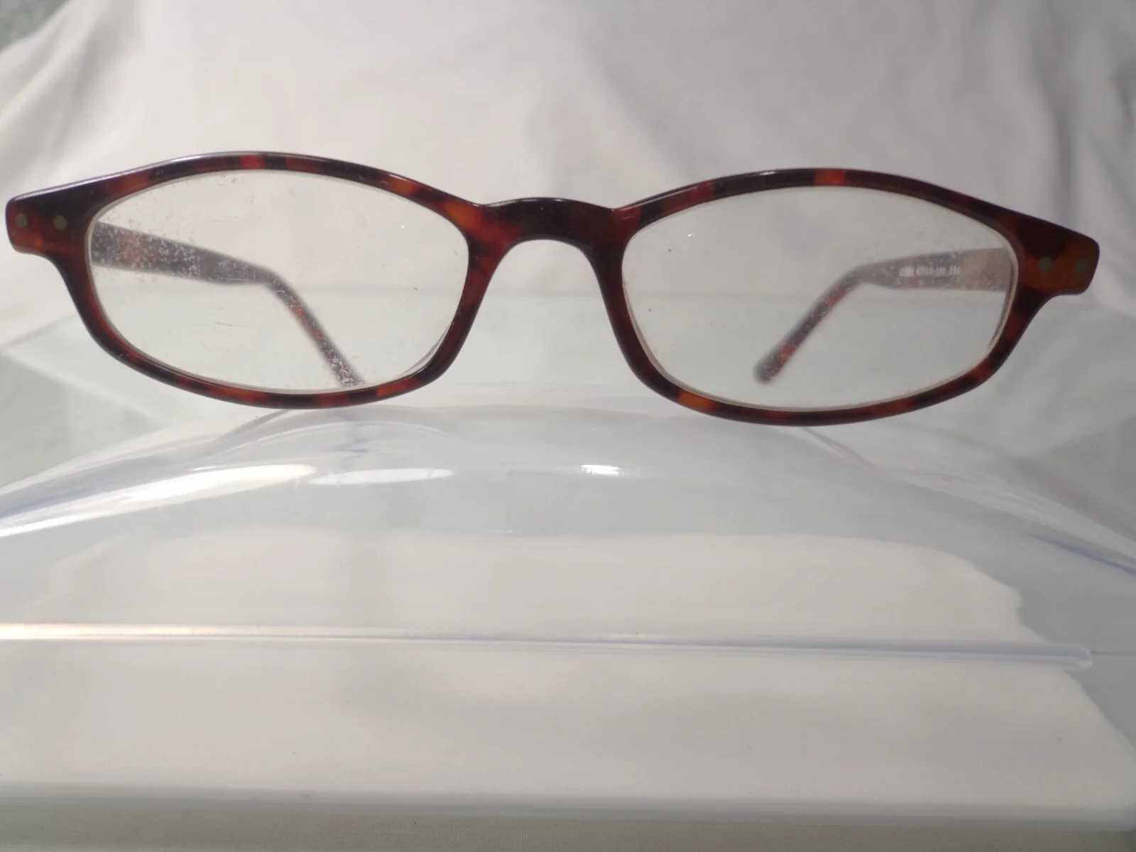 GOTHAM STYLE #11 USA 47-18-140 EYEGLASSES AMBER FULL RIM FRAME