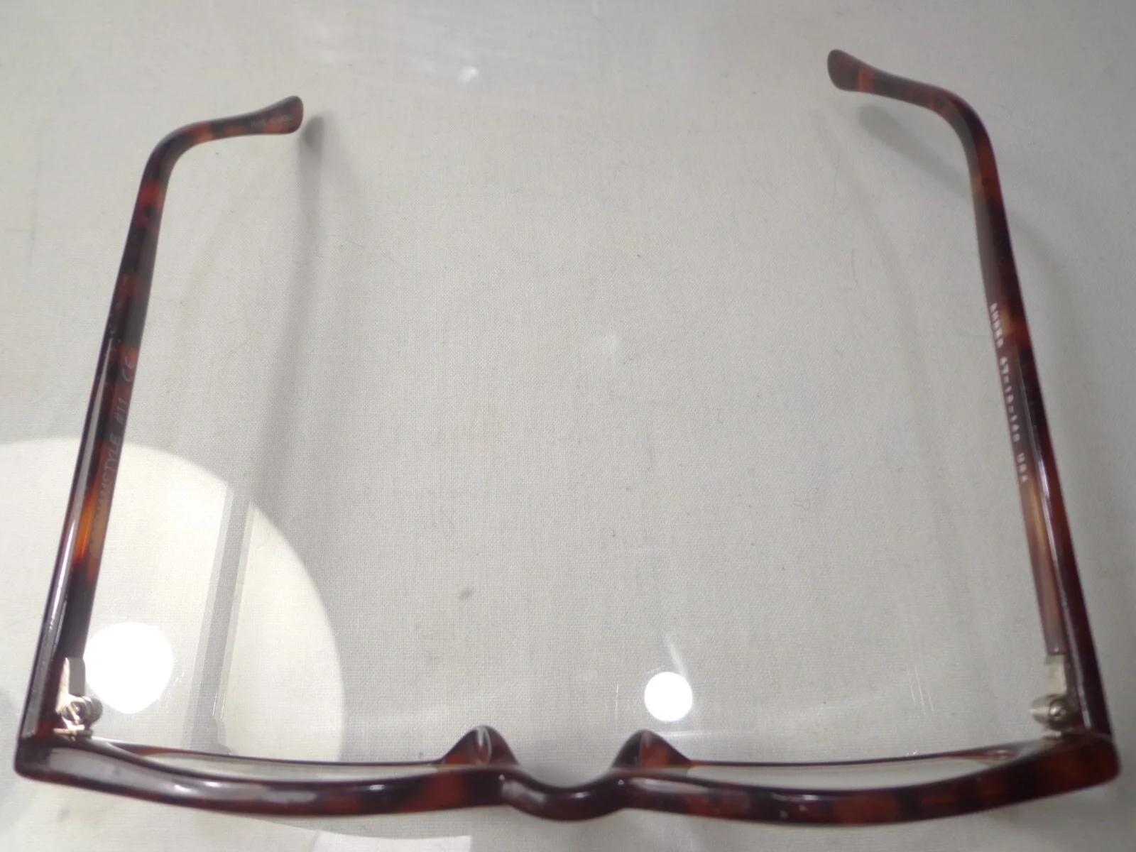 GOTHAM STYLE #11 USA 47-18-140 EYEGLASSES AMBER FULL RIM FRAME 4