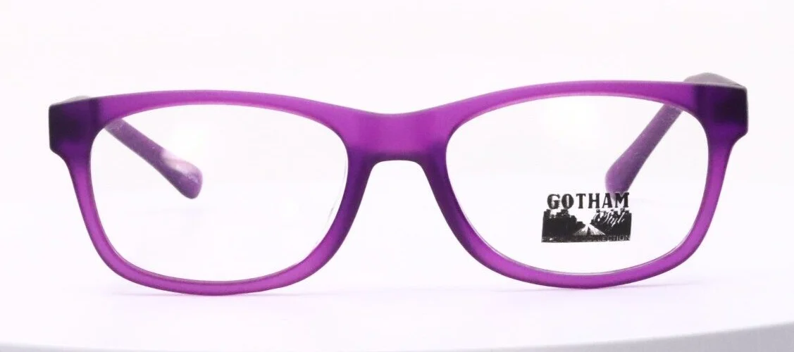GOTHAM STYLE #236 Matte Purple Womens Oval Full Rim Eyeglasses 48-16-130 B:33 2