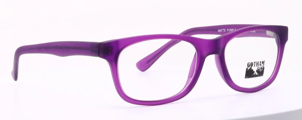 GOTHAM STYLE #236 Matte Purple Womens Oval Full Rim Eyeglasses 48-16-130 B:33 3