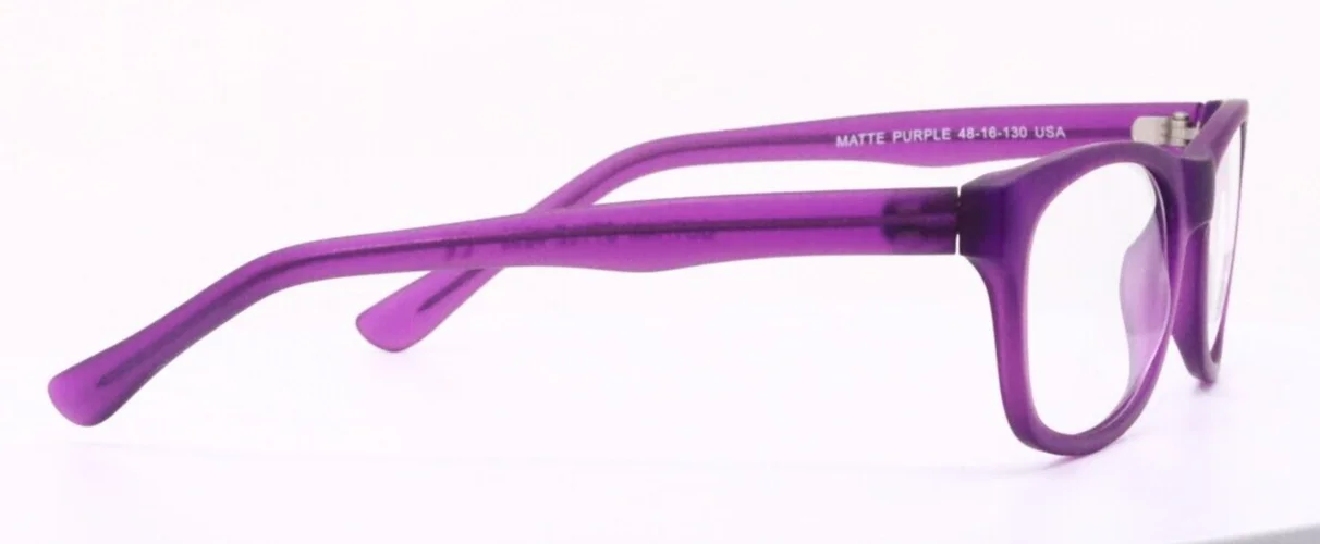 GOTHAM STYLE #236 Matte Purple Womens Oval Full Rim Eyeglasses 48-16-130 B:33 4