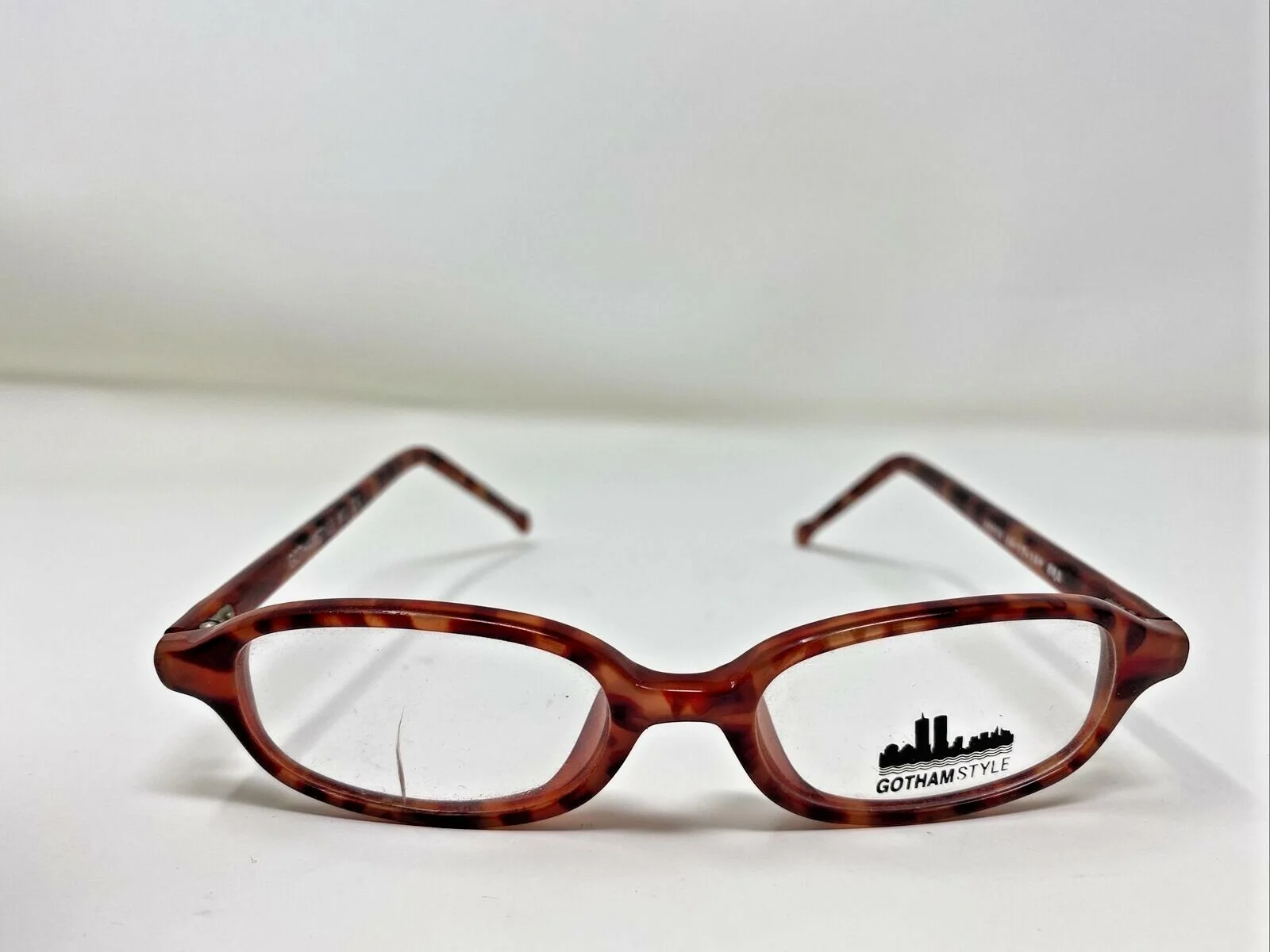 Gotham Style Eyeglasses Frames 44-17-140 Amber Full Rim SH84
