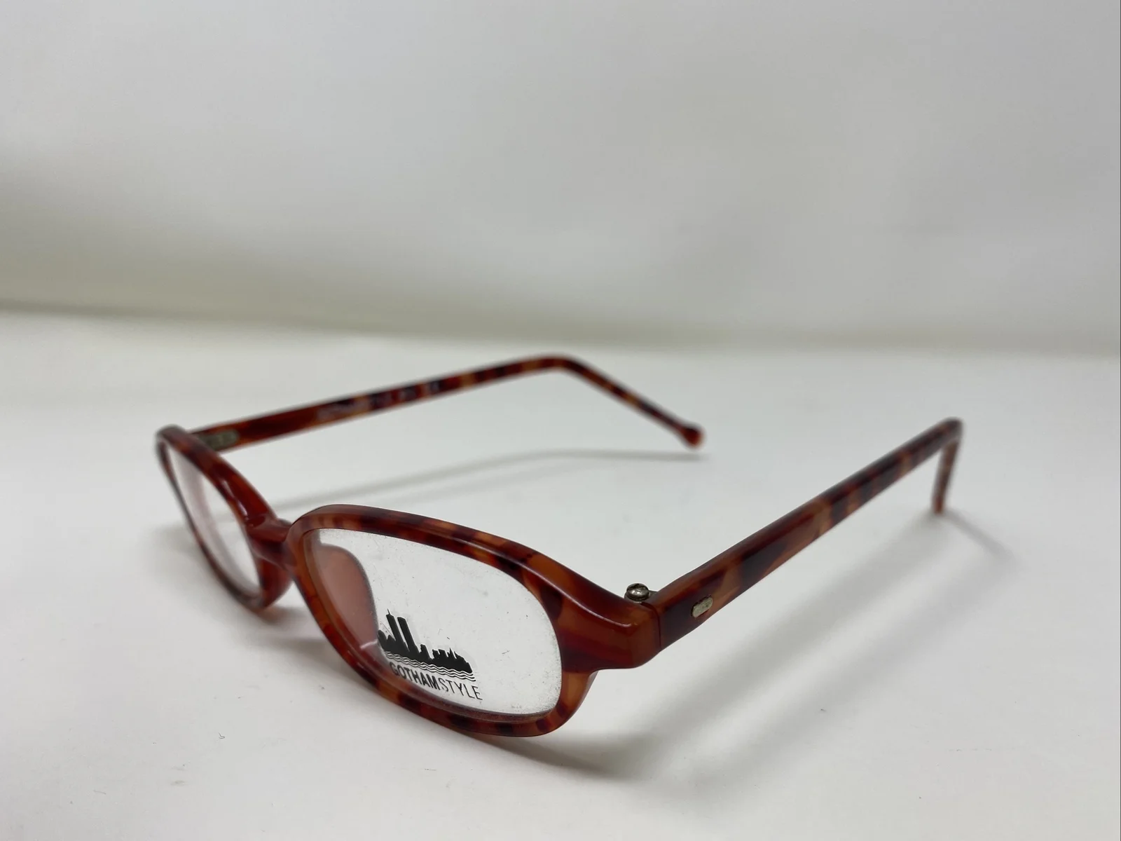 Gotham Style Eyeglasses Frames 44-17-140 Amber Full Rim SH84 4