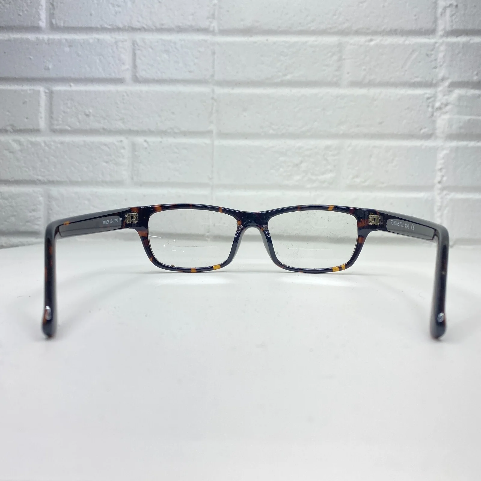 Gotham Style Eyeglasses Frames Brown Womens 50-17-140 Amber Full Rim 18907 3
