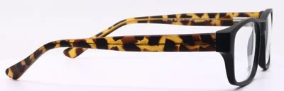 Gotham Style #FLEX 18 Matte Black /Tortoise Rectangle Mens Eyeglasses 53-17-140 4