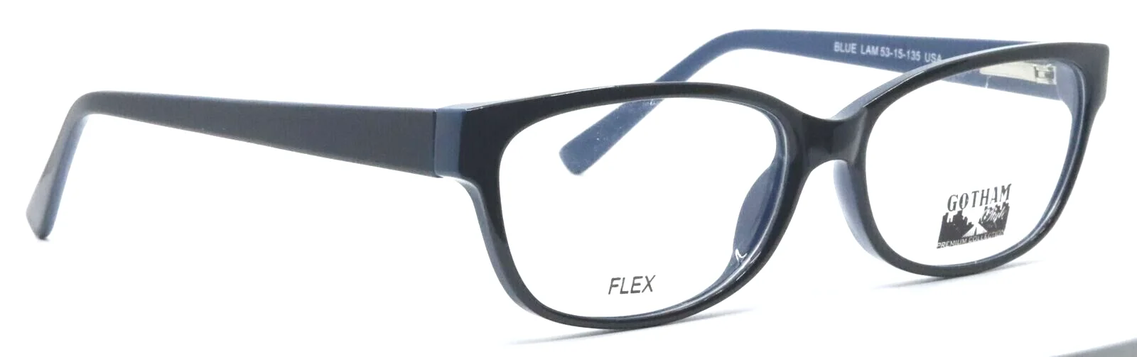 GOTHAM STYLE #FLEX 5 Blue Lam Womens Full Rim Eyeglasses Frames 53-15-135 3