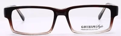 Gotham Style GOTHAMFLEX 41 Brown Fade Rectangle Mens Eyeglasses Frames 53-17-145 2