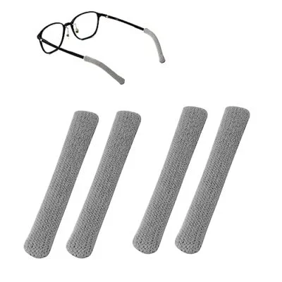 Gray Eyeglass Ear Cushions, anti Slip Temple Pads for Glasses