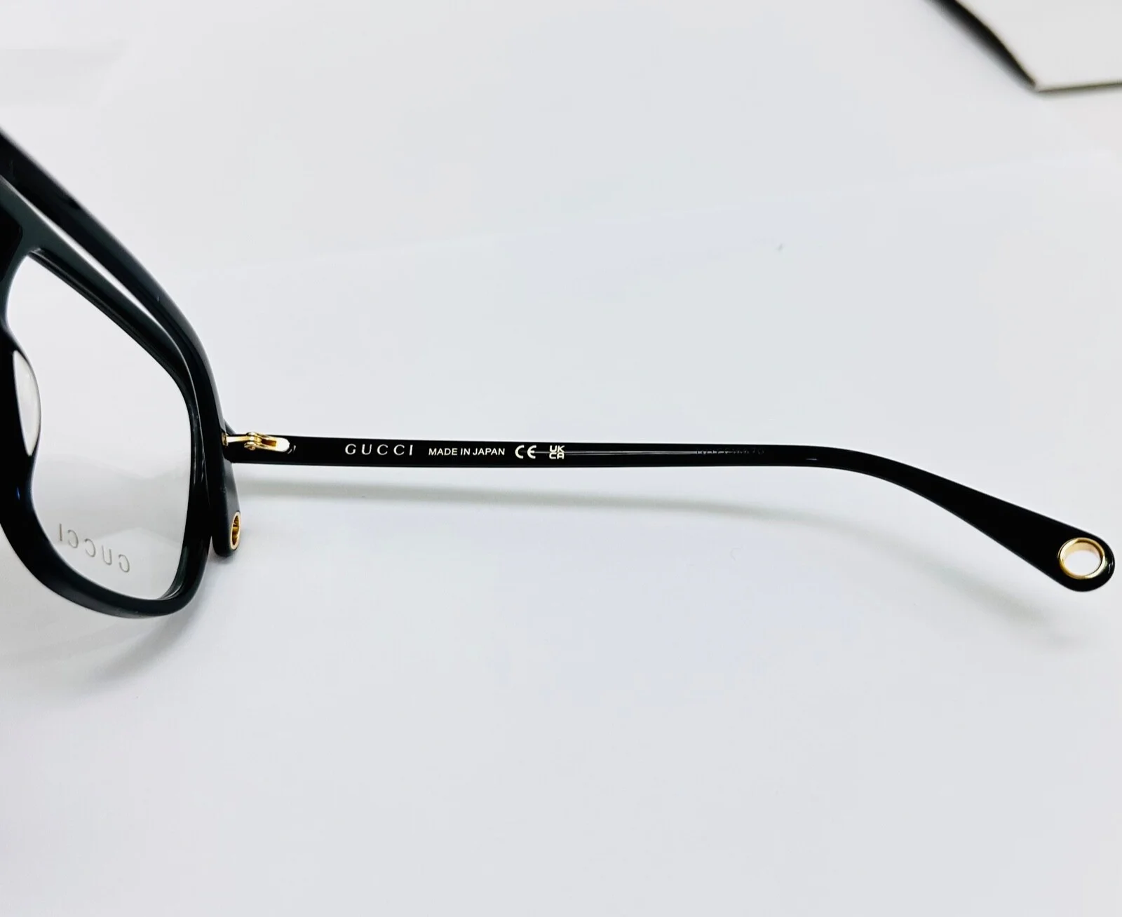 GUCCI Authentic 1078 Black Chain Charm Eyeglasses GG1078O Optical Frame 001 2