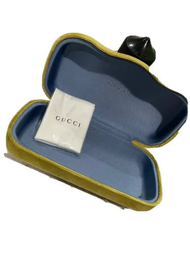 Gucci Case Hard Shell Velvet Eye Glasses and Sunglasses - NEW ORIGINAL -5 COLORS
