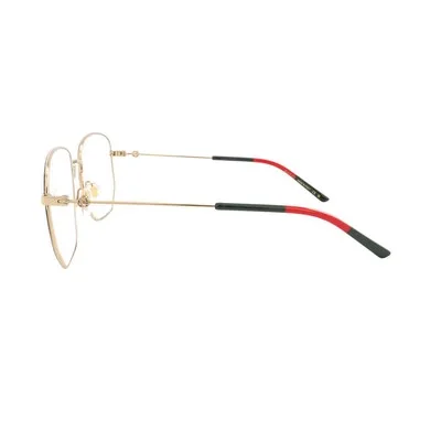 Gucci Demo Geometric Ladies Eyeglasses GG0396O 001 56 GG0396O 001 56 3