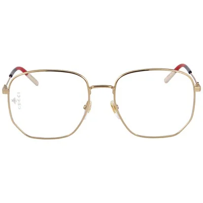 Gucci Demo Geometric Ladies Eyeglasses GG0396O 002 56 GG0396O 002 56
