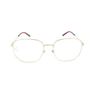 Gucci Demo Geometric Ladies Eyeglasses GG0396O 003 56 GG0396O 003 56