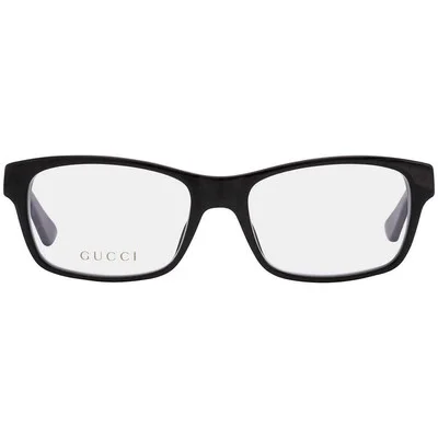 Gucci Demo Rectangular Unisex Eyeglasses GG0006O 005 55 GG0006O 005 55